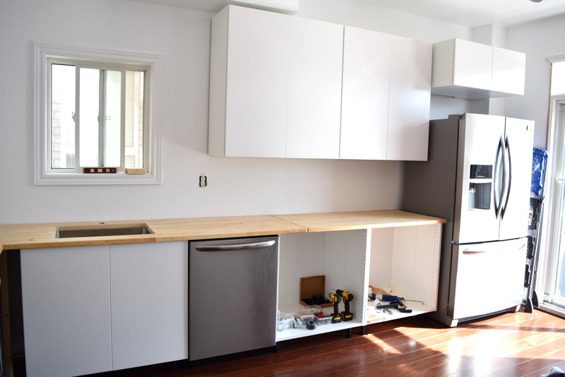 Installing Ikea Sektion Kitchen Cabinets, How To Install Countertops On Ikea Cabinets