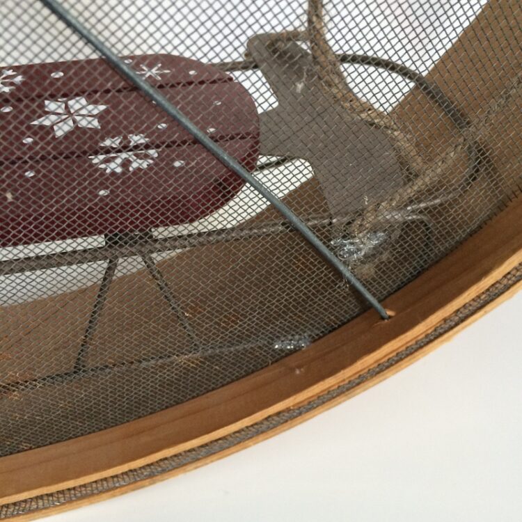 DIY Sieve Christmas Wreath